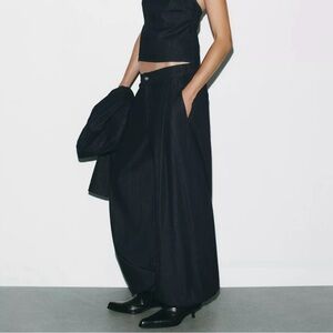 Zara trf wife leg bomhah pants